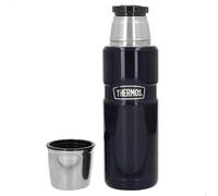 Thermos Botella térmica 63230 - Azul metalizado, 470 ml, Acero inoxidable, 18h/24h