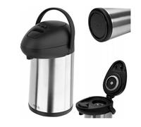 Thermos Cañón Con Bomba yato 3L Acero Inoxidable Plateado