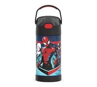 THERMOS F4104SP6 FUNTAINER - Botellas aisladas para bebidas de 340.2 g, acero inoxidable, Spider-Man