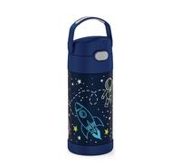 Thermos Funtainer - Cantimplora infantil de acero inoxidable, 0,35 l, Glow Space
