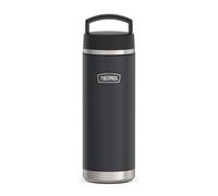 THERMOS ICON BEVERAGE BOTTLE 0,71 L, color gris oscuro/grafito mate, termo de acero inoxidable 710 ml, botella aislada, 18 h caliente/24 h frío, apto para lavavajillas, absolutamente hermético, libre