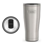 THERMOS ICON SERIES - Vaso frío de acero inoxidable con cierre deslizante, 24 onzas, acero inoxidable mate