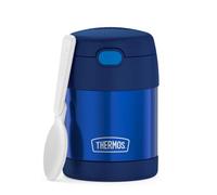 Thermos Kids Funtainer Food JAR 0,30 l, azul marino, recipiente térmico para comida con cuchara para niños, 5 h caliente/7 h frío, absolutamente hermético para sopa, cereales, pausa