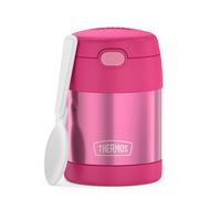 THERMOS Kids Funtainer Food JAR 0,30 l, color rosa, recipiente térmico para comida con cuchara para niños, 5 h caliente/7 h frío, absolutamente hermético para sopa, cereales, pausa
