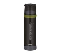 THERMOS MONTAIN Beverage Bottle Botella, Acero Inoxidable, Charcoal Black Mat, 0,9 Liter