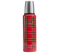 THERMOS - STAINLESS KING - Botella isotérmica de acero inoxidable Edición Limitada con Taza, 1,2 L, diseño rojo