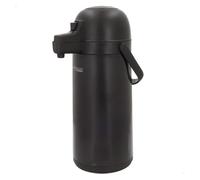 Thermos termo acero inoxidable negro 1,9 l con dispensador