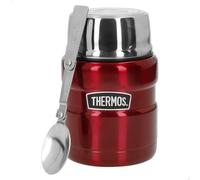 Thermos - Termo para comida King - Acero inoxidable 0,47 l, Rojo, Doble aislamiento