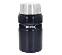 Thermos termo comida 710 ml acero inoxidable azul metalizado