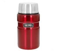 Thermos termo comida 710 ml acero inoxidable rojo metalizado