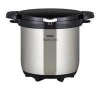 Thermos Vacuum Insulation Cooker Shuttle Chef 4.5L Clear stainless KBG-4500 CS (Japan import) by Thermos