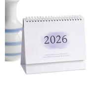 Thick Paper Monthly Planner | 2026 Desktop Calendar,2025 2026 Desk Calendar Planner For Home Office Planning School Dorm Apartment Teacher Student New Year Christmas