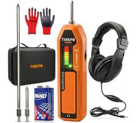 THIKPO Kit de estetoscopio mecánico electrónico para coche, detector de ruido y fugas con auriculares ajustables, doble sonda y bolsa de EVA, rango de frecuencia 20 Hz - 20 kHz para rodamientos