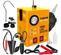 THIKPO Máquina de Humo Automotriz con Bomba de Aire Integrada - Detector Profesional de Fugas por Humo para EVAP, Vacío, Combustible y Tuberías - Herramienta de Diagnóstico para Vehículos 12V DC