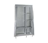 Thinia Home Armario Ropero de Tela Classic Gris 90x43x168cm Thinia Home