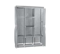 Thinia Home Armario Ropero de Tela Flex Gris 118x45x168cm Thinia Home