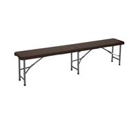 Thinia Home Banco Plegable Catering Efecto Ratán 180x28x43cm Thinia Home