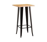 Thinia Home Mesa Auxiliar Alta Cuadrada Strong 60x60x105cm Thinia Home