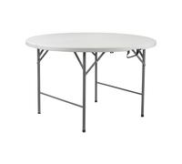 Thinia Home Mesa Plegable Redonda para Catering Efecto Granito 120x74cm Thinia Home