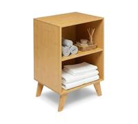 THINIA HOME Mueble Modular de Bambú con 2 Niveles 70x45x35cm 7house