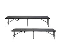 THINIA HOME Pack 2 Bancos Plegables Catering 180x28x43cm