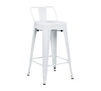 Thinia Home Taburete Alto Industrial Apilable de Acero 41x41x85cm Thinia Home