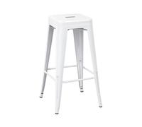 Thinia Home Taburete Medio Industrial Apilable de Acero 43x43x76cm Thinia Home
