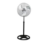 Thinia Home Ventilador de Pie 18" 45cm 75W 3 Velocidades Industrial Negro Thinia Home