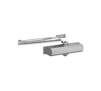 THIRARD - Cierrapuertas Automático Hidráulico - Fuerza 5 - Plata - Instalación Fácil - Ajuste de Velocidad - Acabado Elegante - Compatible con Todas las Puertas