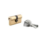 THIRARD - Cilindro de Cerradura Doble Entrada Trafic 6 - Latón - Para Puerta de Entrada - 6 Pernos - Anti-Arranque, Anti-Taladro, Anti-Ganzúa - 30 x 30 mm - Amarillo/Dorado
