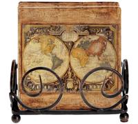 Thirstystone Occasions - Posavasos de gres con Soporte, Incluye Mapa del Viejo Mundo