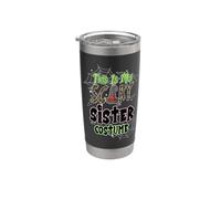 This Is My Scary Sister Costume Family Matching Halloween Vaso térmico de acero inoxidable de doble pared
