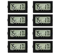 Thlevel Mini Termómetro Higrómetro Digital Casa Termometro Nevera Interior Exterior Termohigrometro Sensor Temperatura y Medidor Humedad para Congelador 8 PCS