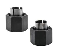 Thomegoods - 2 pinzas de enrutador 19691 de 1/4 pulgadas y 19693 de 1/2 pulgadas para Dewalt 326286-04,326286-03, Hitachi 323-293,325-199, 323-421, Bosch 2 610900 6283, 2610906284