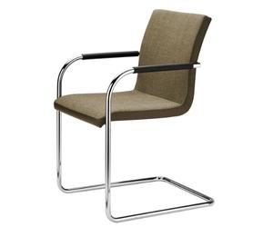 Thonet S 55 PVF - Silla de Escritorio de Oficina, Color marrón