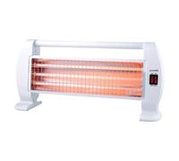 Thulos Estufa de Cuarzo ET-QH14 Radiador Calefactor Portátil 3 Ajustes de Calor 400W/800W/1200W con Seguridad antivuelco