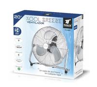Thulos ventilador de suelo 120w 3 velocidades metálico