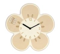 THUN, Iconic Elegance - Reloj Colgante con Flor de cerámica Decorada a Mano, 26 cm de diámetro