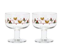 THUN ® - Juego de 2 copas de cristal Sweet Christmas
