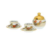 THUN - Juego de 2 Tazas de café y azucarero Country