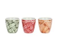 THUN Juego de 6 vasos de porcelana AbbracciAMI
