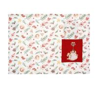 THUN - Mantel Individual con Bolsillo y servilleta, 33 x 45 cm, colección Sorprese de Navidad