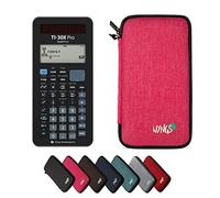TI-30X Pro MathPrint con Funda Protectora WYNGS Rosa - Calculadora Científica - Paquete Básico
