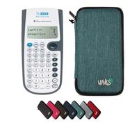 TI-30XB MultiView con Funda Protectora WYNGS Turquesa - Calculadora Científica - Paquete Básico