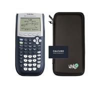 TI-84 Plus con Funda Protectora WYNGS Negro - Calculadora Gráfica - Paquete Básico