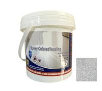 Tiajingzi Pintura epoxi para suelo de hormigón, pintura epoxi arena, arena de color, impermeable, autonivelante, antideslizante, a base de agua, para hormigón, madera, exterior, bañera, baño, garaje