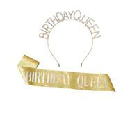 Tiara Reina De Cumpleaños Set Diadema Tiara