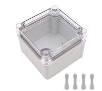 Tiardey Electrónica Impermeable IP67 Sellado ABS Plástico DIY Caja de conexiones Caja transparente - 100 * 100 * 75 mm
