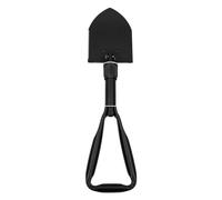 Tiardey Pala Plegable portátil, Pala para Acampar, Pala Plegable múltiple para Nieve del Coche, Pala Plegable Ligera de Supervivencia al Aire Libre(Negro)