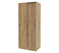 Tibet Armario de puertas correderas (L x An x Al: 50 x 74 x 180 cm, Roble Kraft)